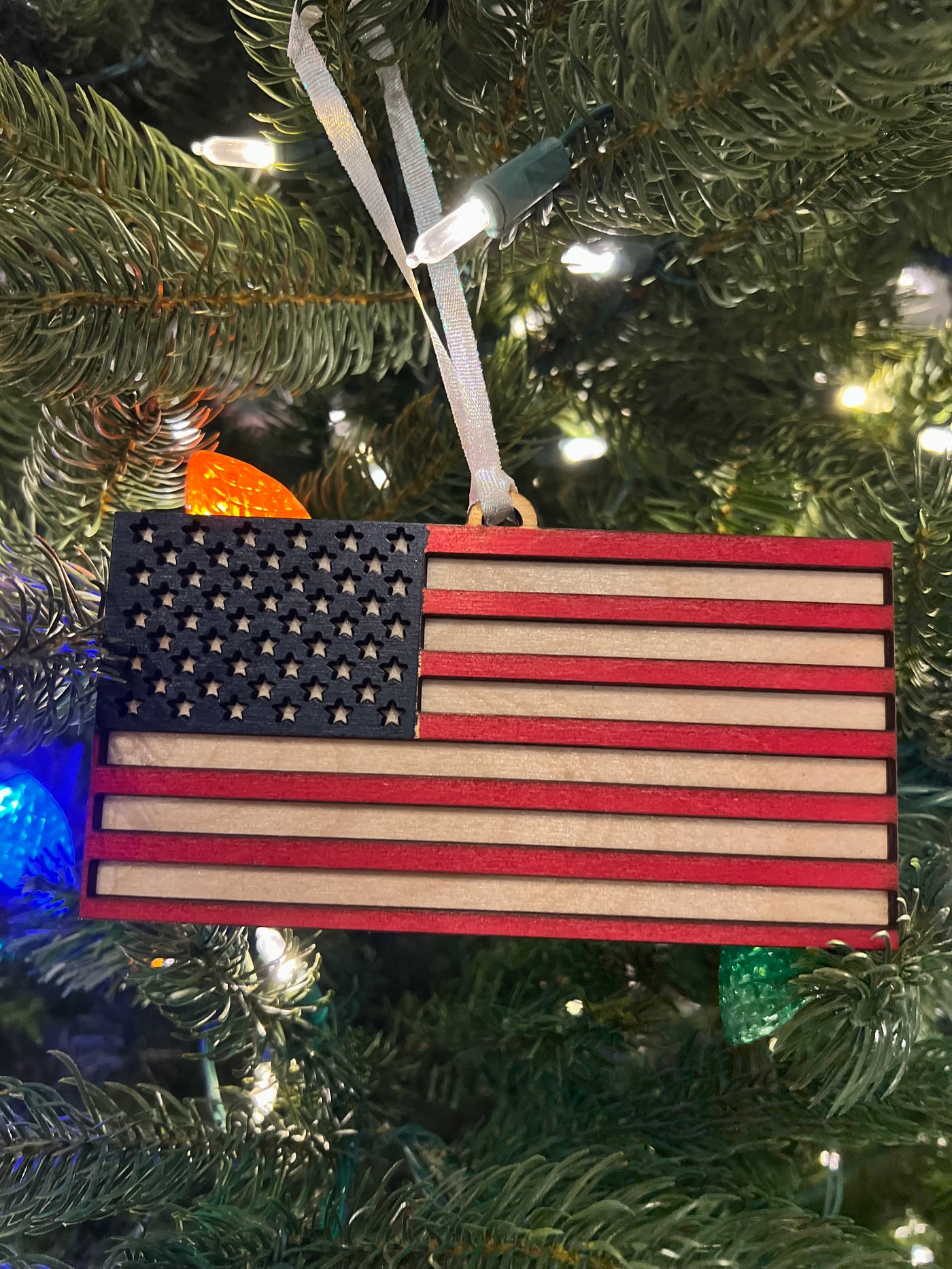 American Flag Ornament