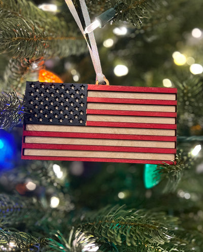 American Flag Ornament