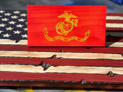 USMC Desk Flag